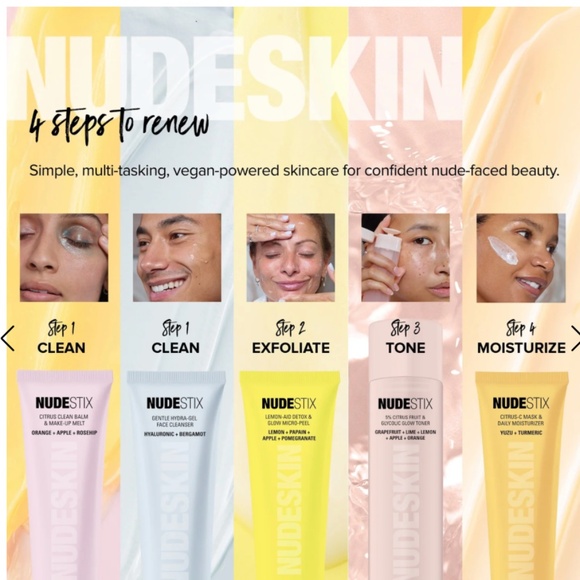 NUDESTIX 3-STEP CITRUS RENEW SET FOR MAKEUP - Picture 3 of 5